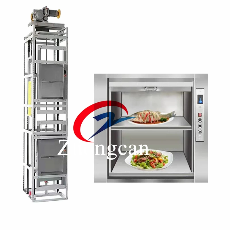 

3 m 100-200kg Kitchen mini dumbwaiter service lift small food delivery elevator for Restaurant Hotel