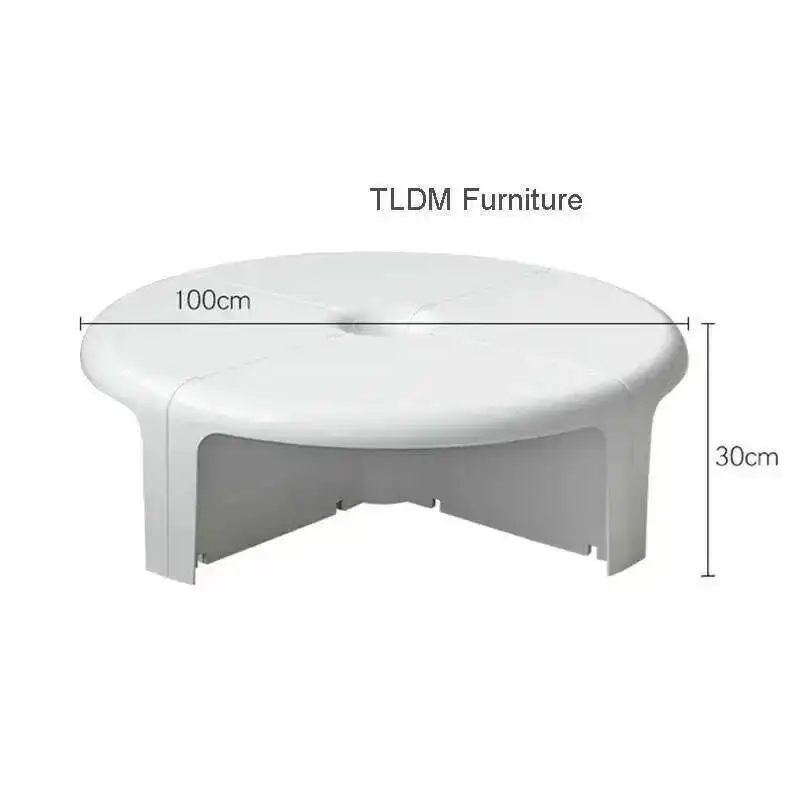 Nordic Table Round Side Color ABS Creative Plastic Coffee Tables Designer Living Room Furniture Modern Home Storage Corner Table