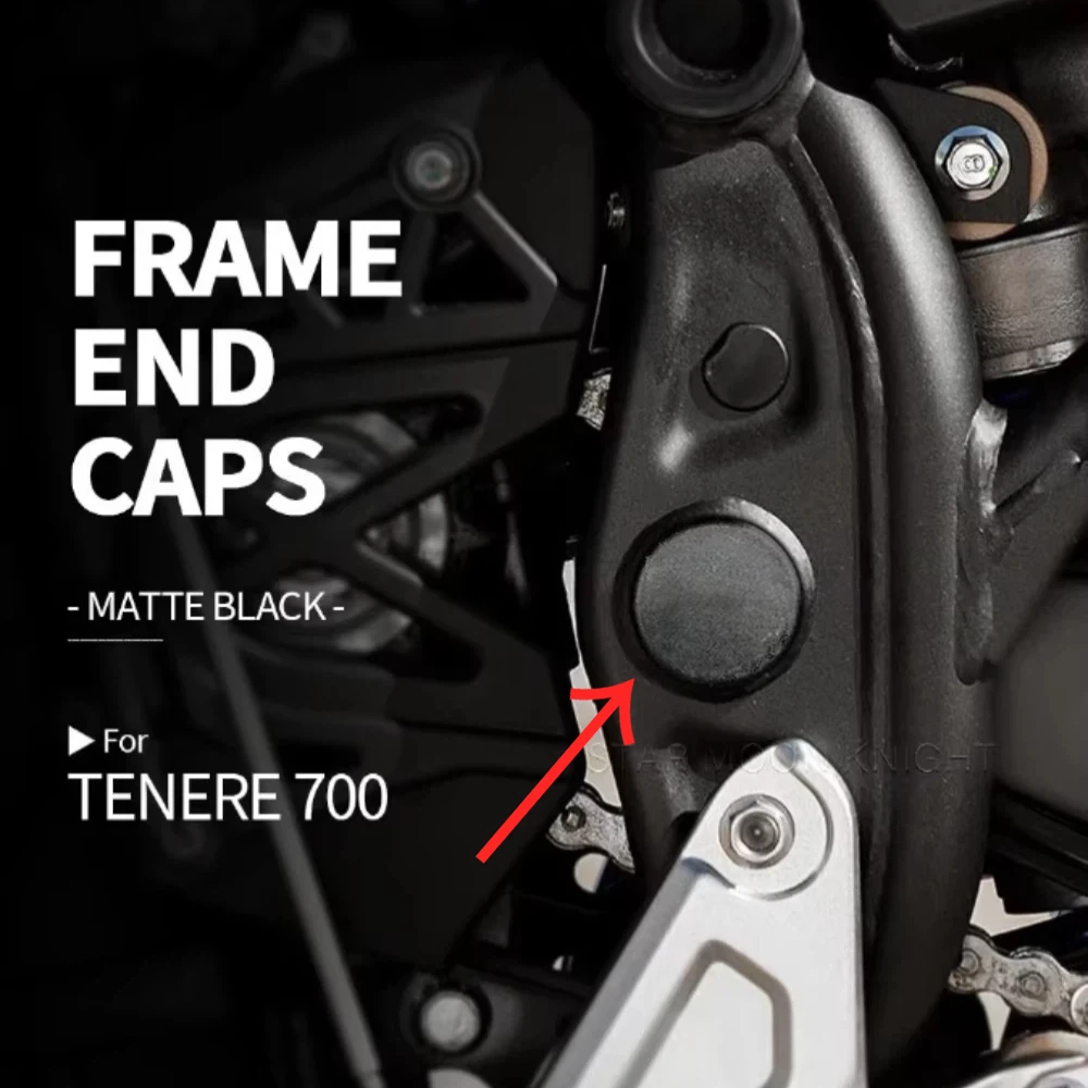 For Yamaha Tenere 700 2019- Rallye Edition 2021- World Raid Prototype 2022- Motorcycle Frame Hole Cover Caps Plug Accessories
