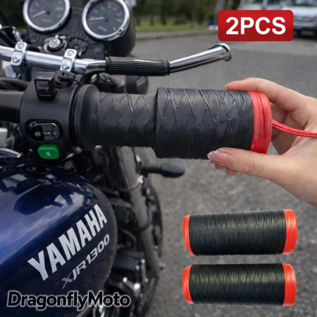

Силиконовые чехлы на руль мотоцикла для YAMAHA XJR1200 XJR1300 XJR 1200 1300, самосжимающиеся, нескользящие, для мотоциклов