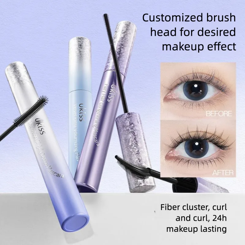 The New UKISS Mascara Is Waterproof, Slender, Curls Up, Does Not Smudge Easily, And Has A Long-lasting Setting And Base