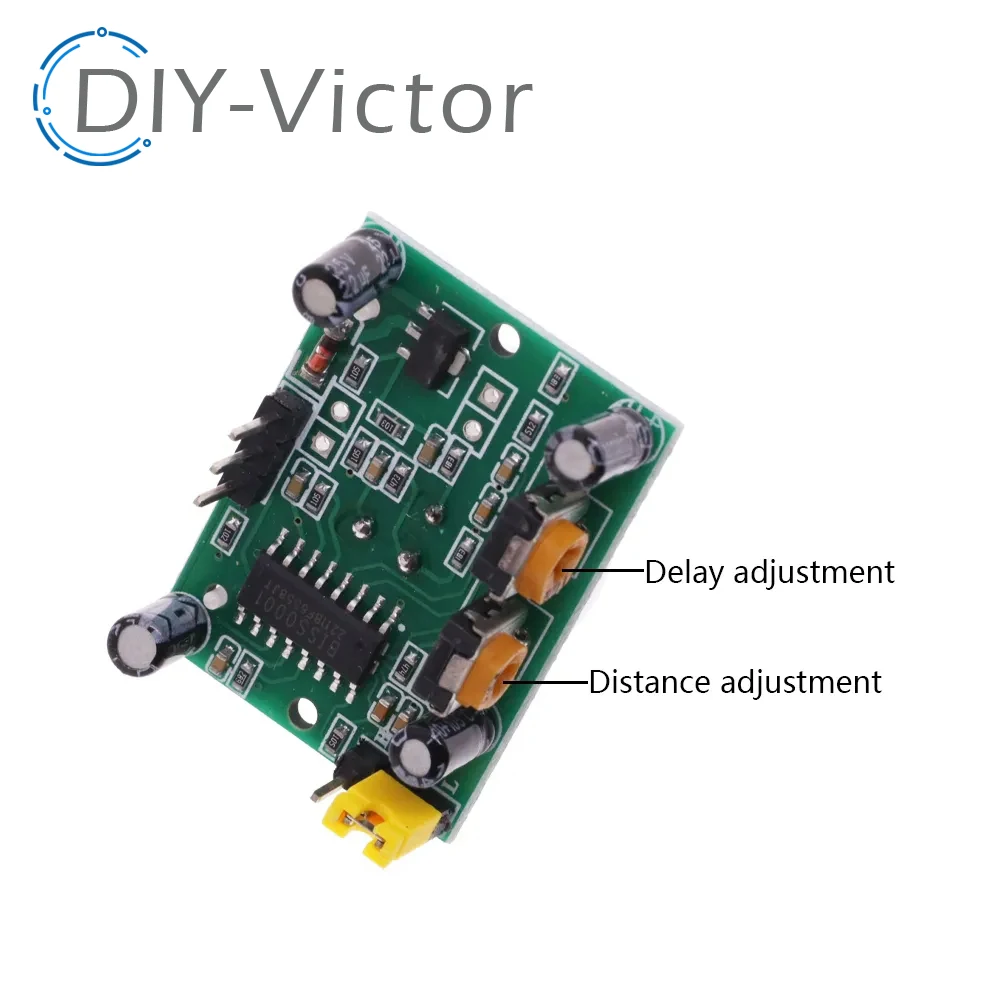 SR501 hnutí senzor detektor modul HC-SR501 přizpůsobit IR pyroelectric tepelné záření PIR modul AM312 senzor modul pro arduino DIY souprava