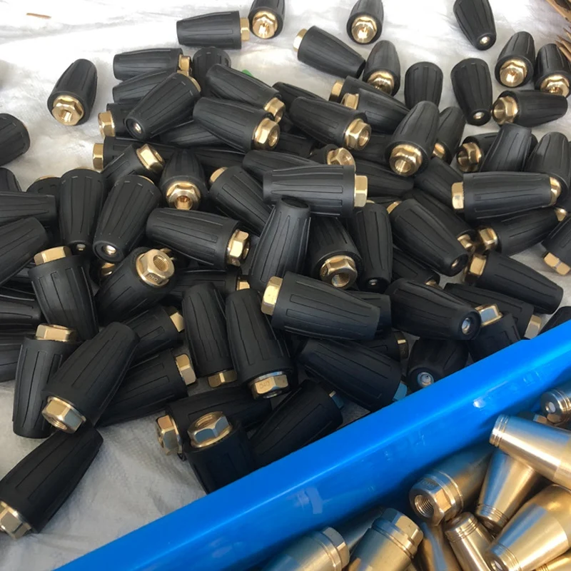 Bico turbo giratório pork, 1/4 tamanhos, conexão rápida, acessório de limpeza de lavadora de alta pressão, bico turbo de 360 graus, 4000 psi