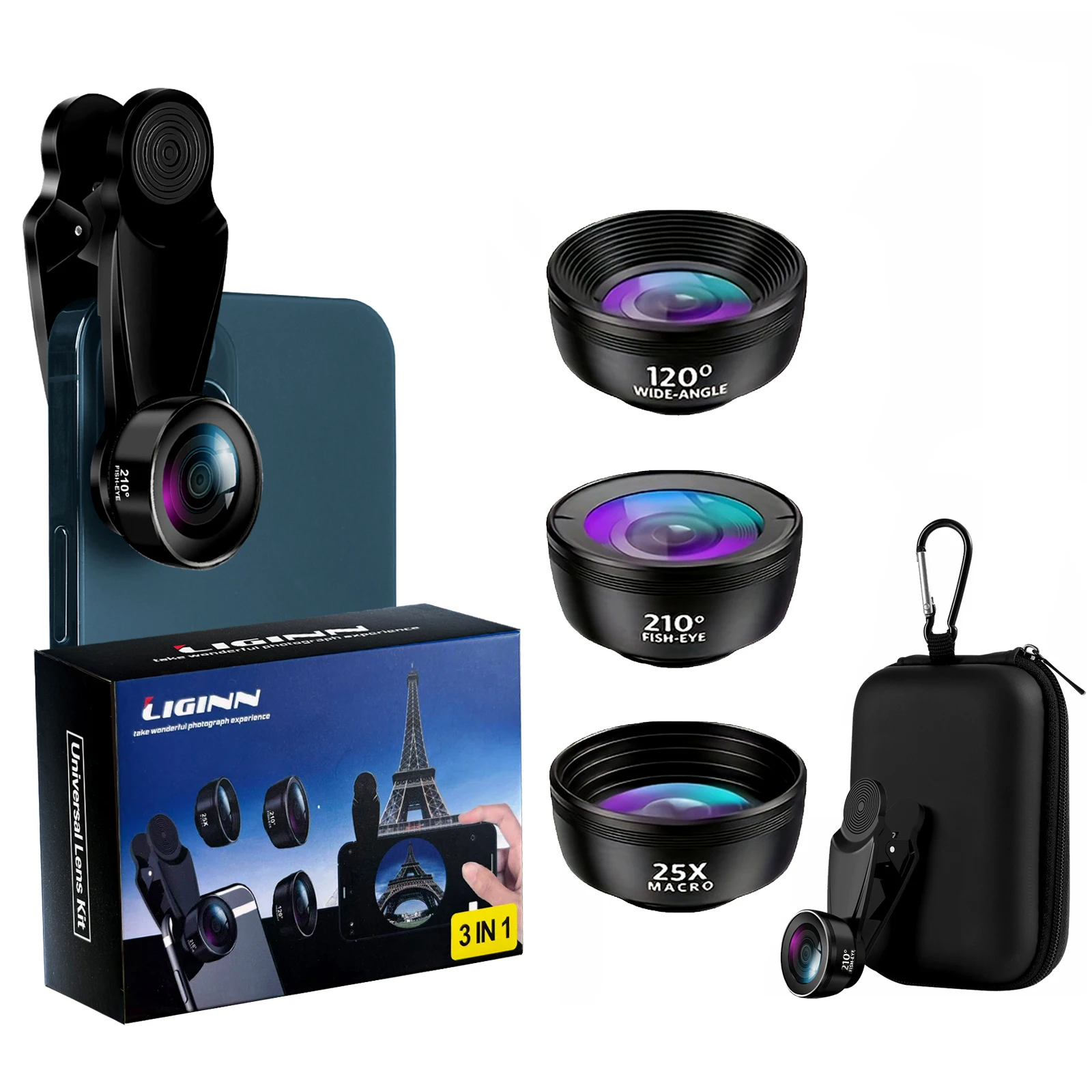 3-In-1 Fisheye Lens… - image