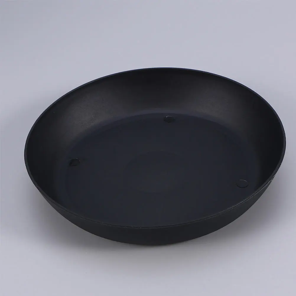

15pcs Flowerpot Plastic Plant Pots Tray Storage Tray for Gardening Supplies Black Lightweight Durable Leakproof