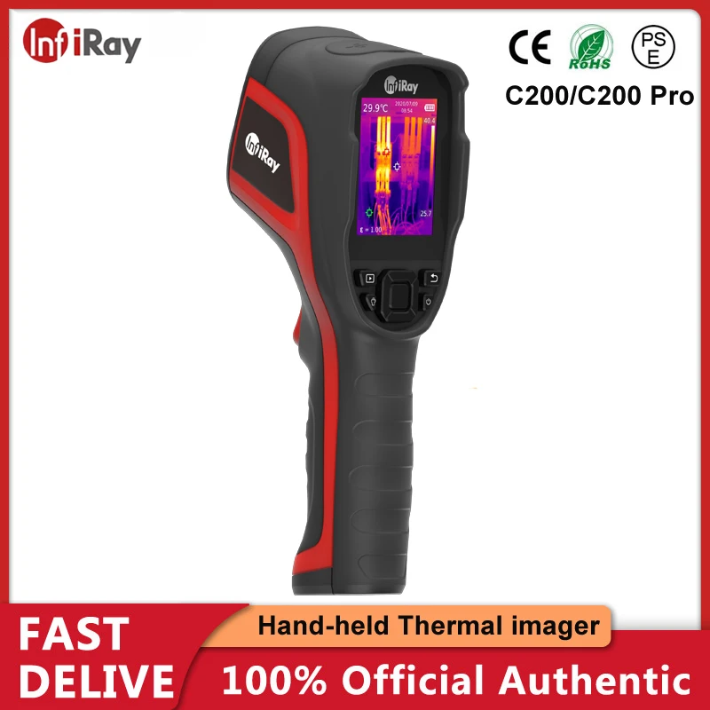 INFIRAY C200 Pro Infrared Thermal Imager Handheld HD Camera Infrared Thermometer Range -20~550°C Hunting UTi260B