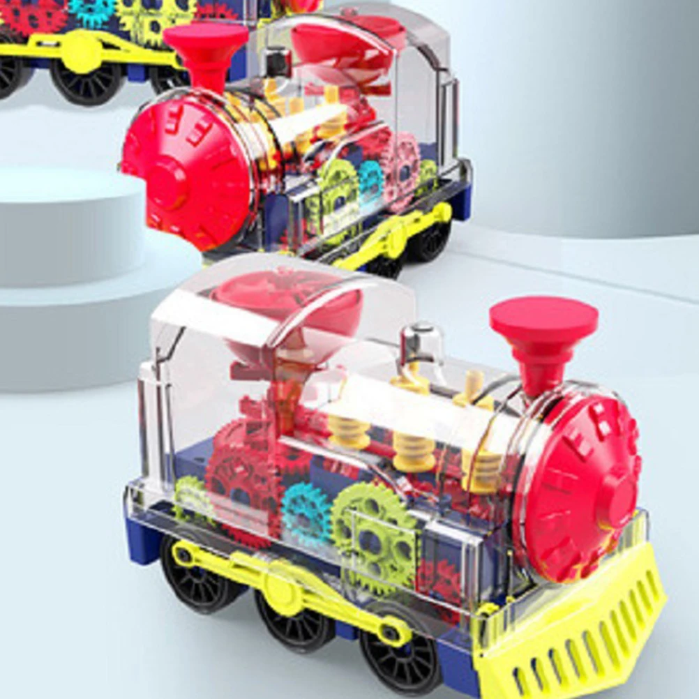 

Electric Train Toy for Kids Premium Plastic Educational Flashing Model Music Light Creative Boys Non Remote Control