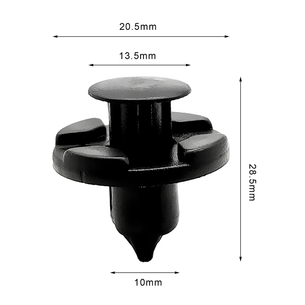 Für Tesla Model 3 Y S X Türverkleidung Verschluss Stoßstange Kotflügel Mittelkonsole Armaturenbrett Schnalle 85-teiliges Clip-Set Auto-Druckknopf-Nieten-Befestigung – Detail 13