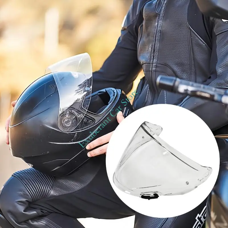 H3CE Motorcycle Helmets Visors Lens Featuring Anti Fog UV PC Construction And Quick Replacement For OF603