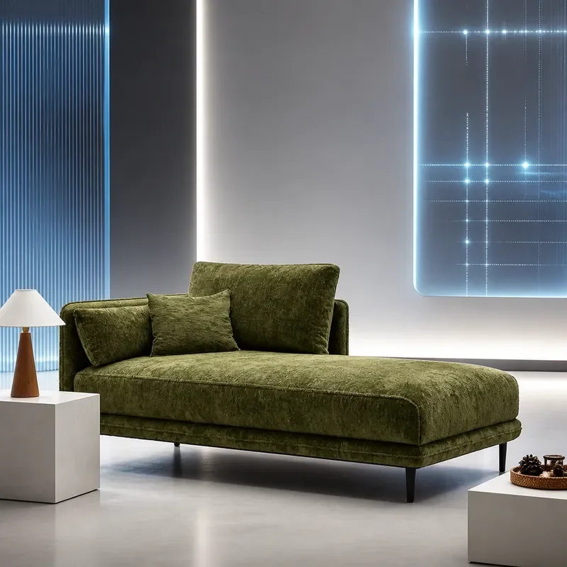Quiet Wind Fabric Sofa Chair for Small Apartment Living Room Bedroom Hospitality Princess Style Comfortable Seating Furniture