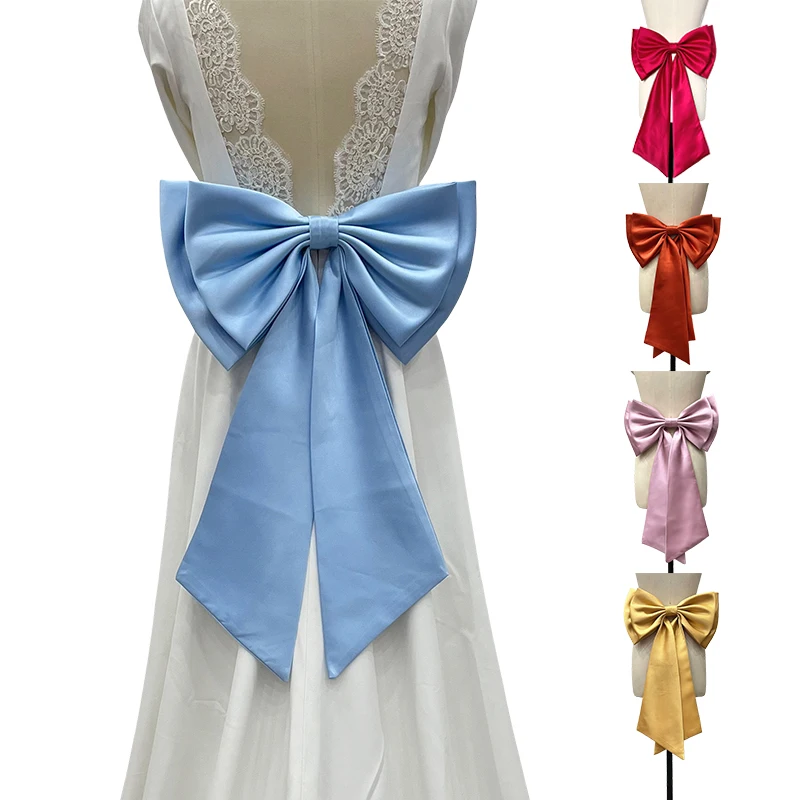 

Elegant Wedding Dress Bowknot Lightweight Detachable Bowknot Waist Decoration For Dance And Cosplay Event New