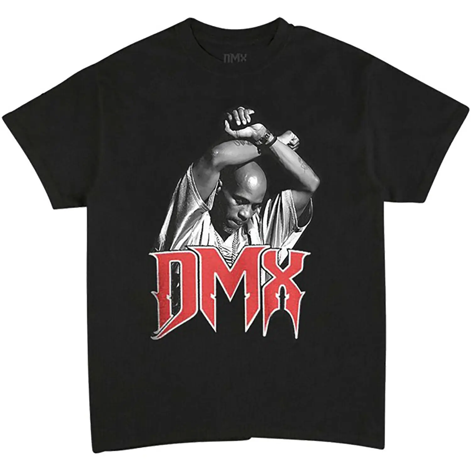 Men's DMX Arms Raised T shirt Large Black