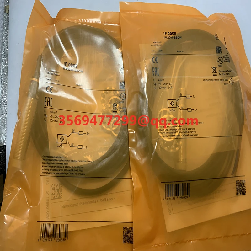 Brandneuer Näherungsschaltersensor IF0027 IFA2004-ABOW/6M