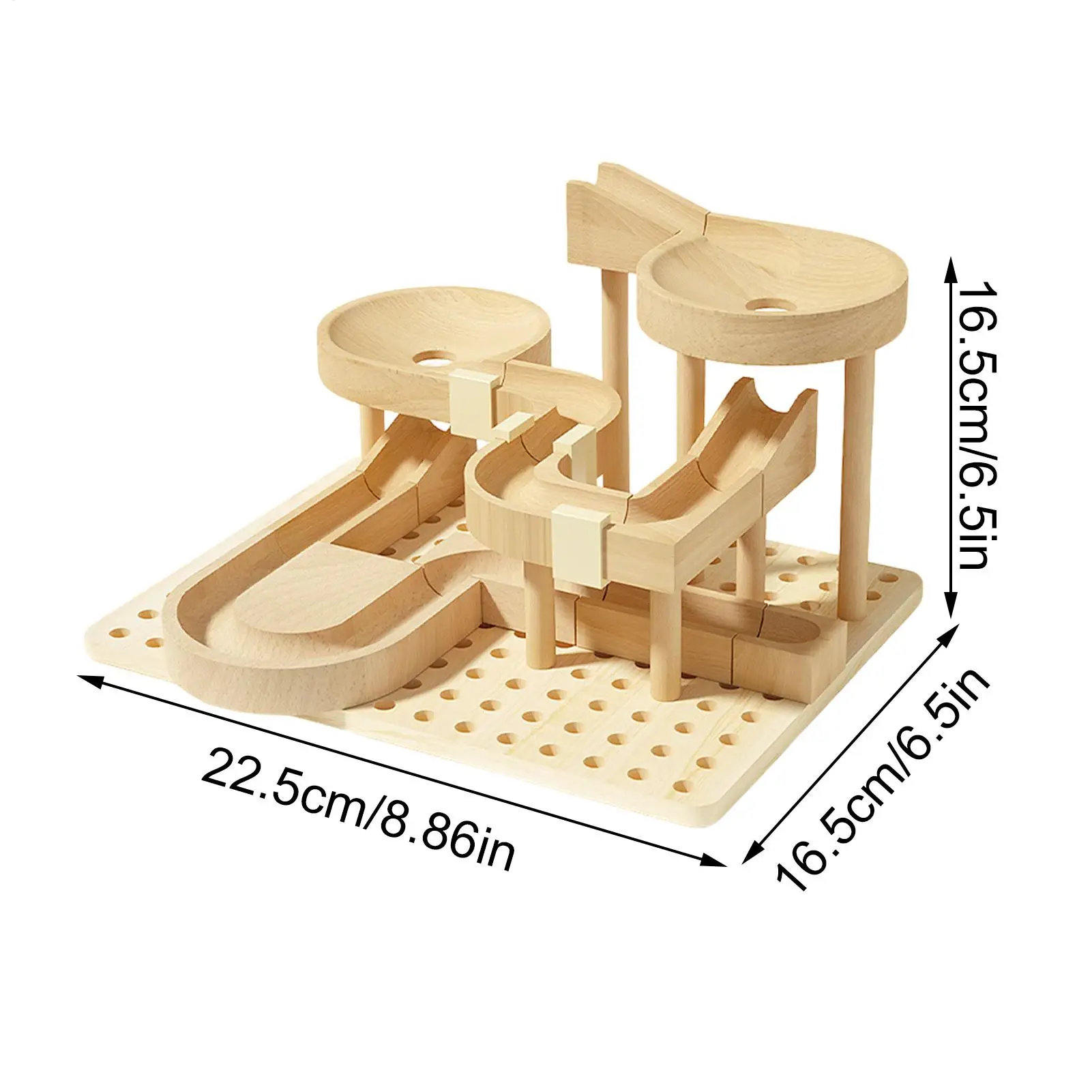 Marble Toys Wooden STEM Games Learning Marble Maze Game Race Track STEM Toys For Boys Girls Kids Classroom Home School