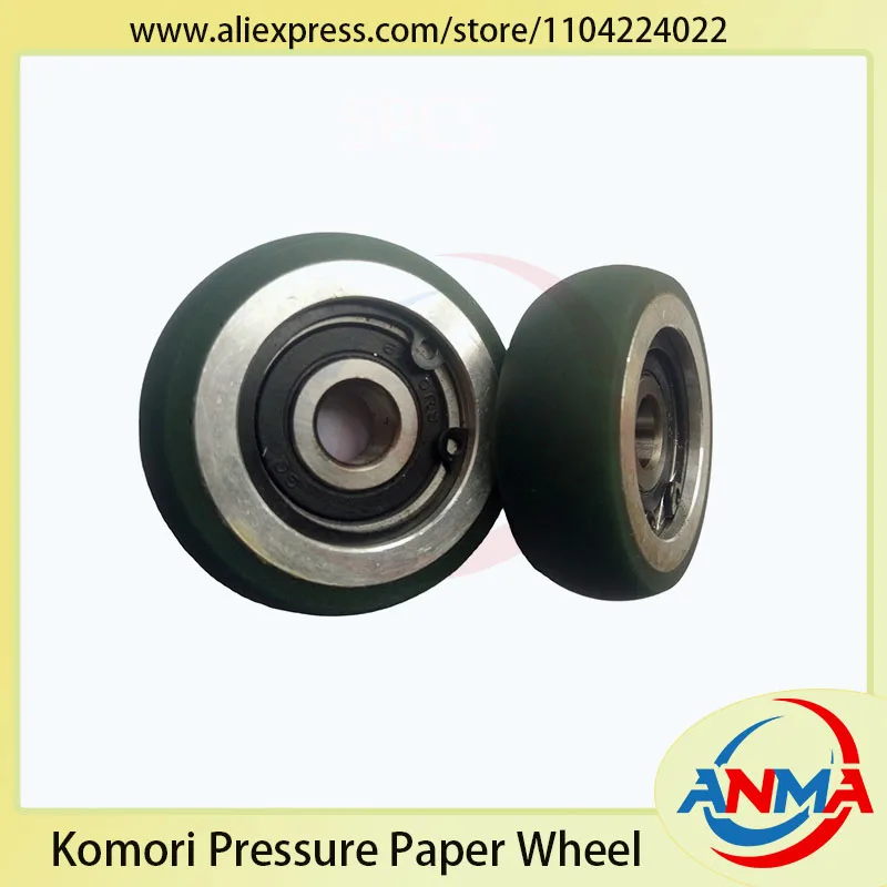 Komori Pressure Paper Wheel ForOffset Printer Machine Spare Parts Paper Pressing Wheel Outside Diameter 48mm