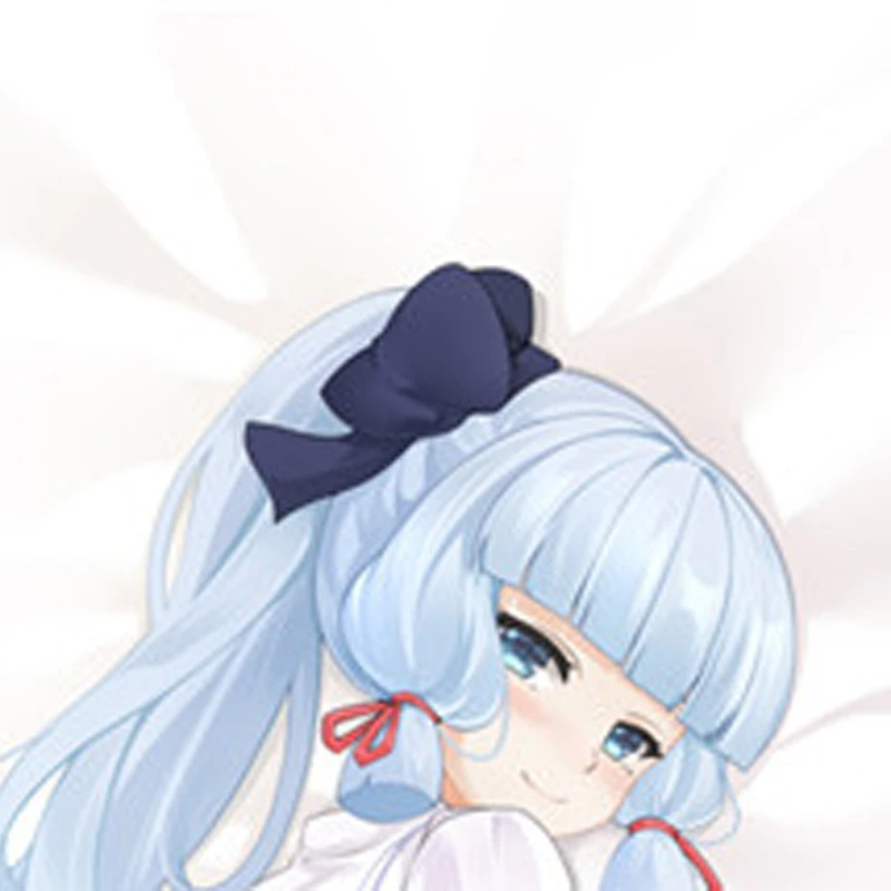 Dakimakura Anime Pillow Case Kamisato Ayaka Double-sided Print Of Life-size Body Pillowcase Gifts