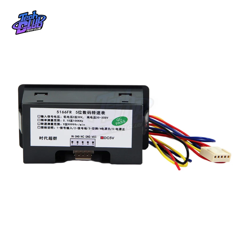 5 Bit LED Digital Panel Display Counter Frequency Reversible Counter Meter Count Time for Industrial Tools