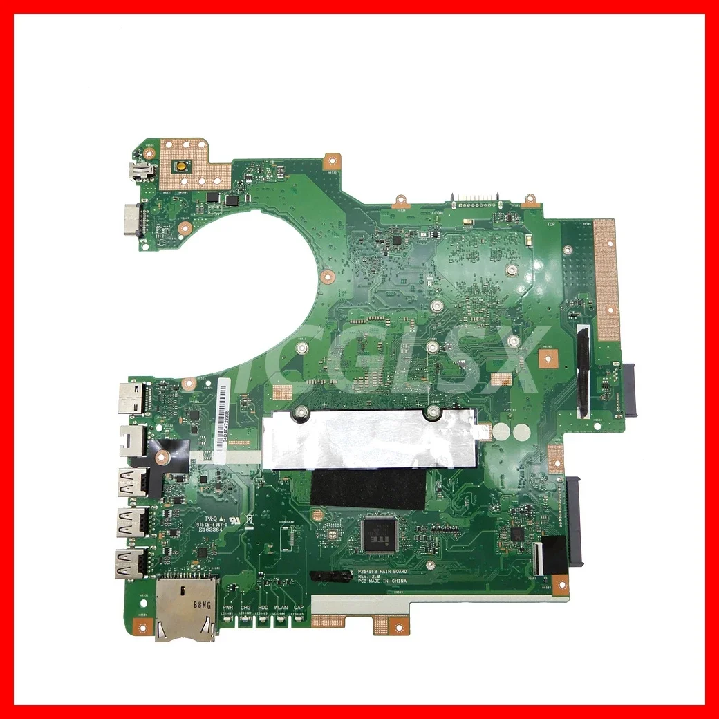 P2540FB Notebook Mainboard For ASUS P2540FB P2540F Laptop Motherboard  with i5 i7-8th Gen CPU MX110-V2G GPU 4GB/8GB-RAM