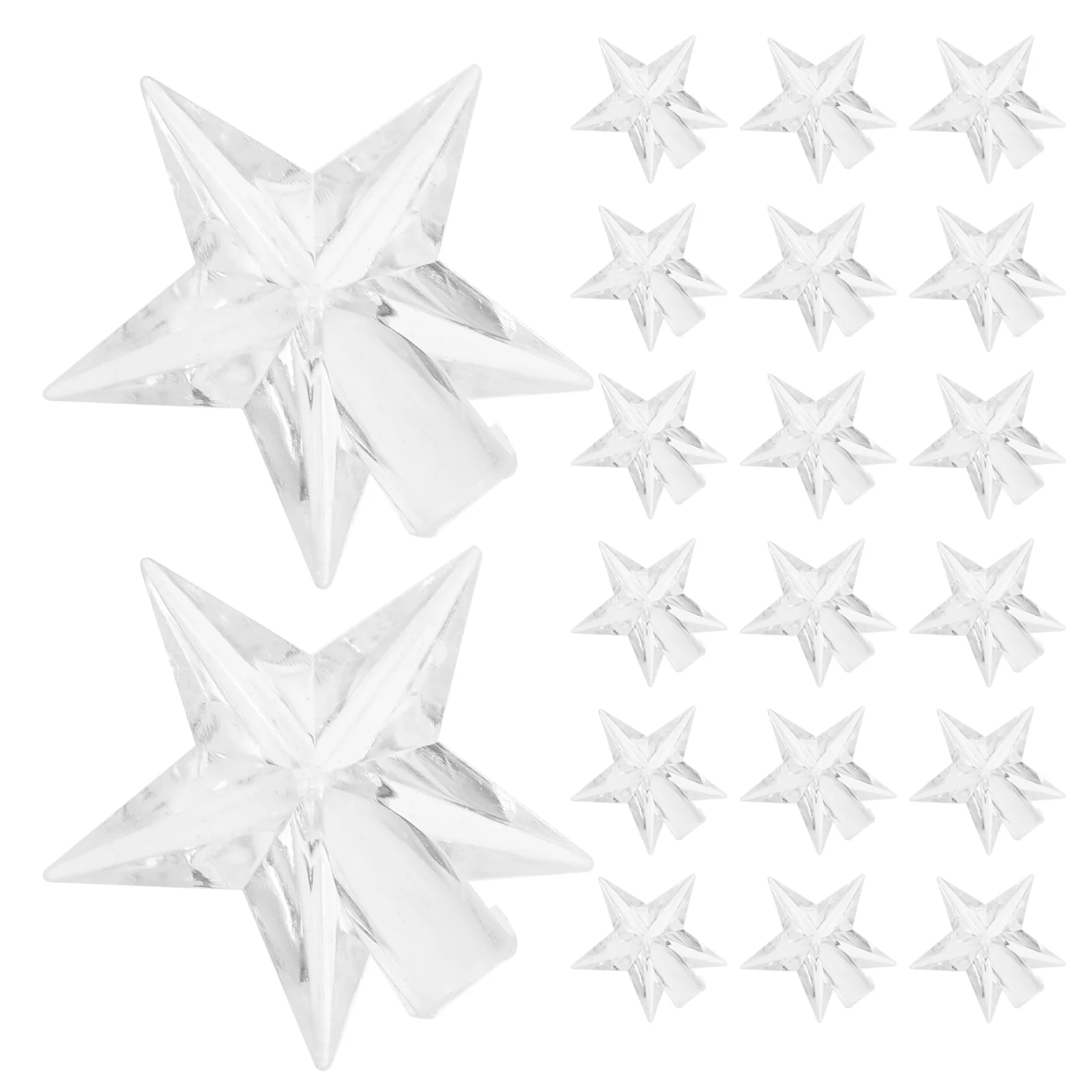 100 Pcs Pentagram Light Shell Small Lamp Cover Simple Bulb Plastic Covers Accessory Bulbs