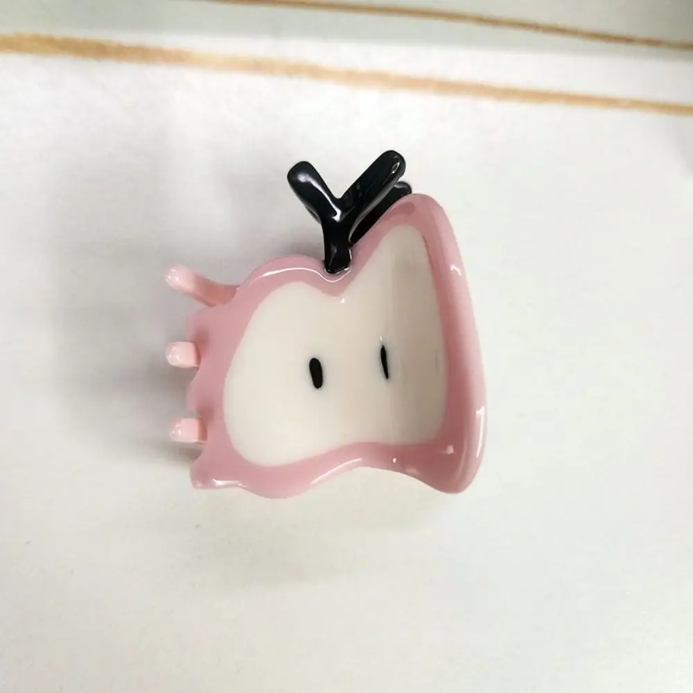 مشبك شعر برسوم كرتونية تفاحة ، ملابس شعر مضحكة إبداعية ، إكسسوارات لطيفة ، جديدة