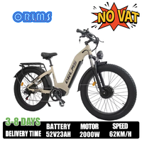 ORLMS MN-6 Adult Snow E-Bike 26-Inch Tire Outdoor Riding Electric Bike 1000W*2 Motor 52V23AH Lithium Battery Electric Bicycle