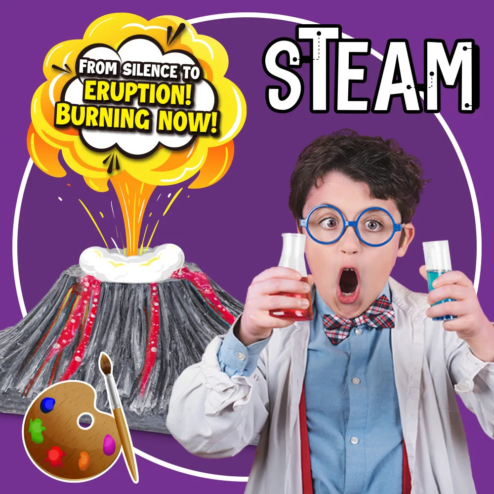 9-ZESTAW Zestaw do eksperymentów naukowych Magic Science ZABAWKA Ręcznie robione mydło DIY ZABAWKI STEM dla dzieci Zabawny eksperyment naukowy Poznaj prezent