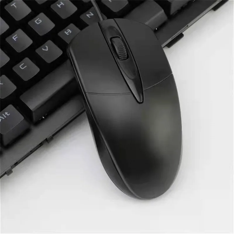 New USB Optical Wired Mouse Laptop Home Office Mouse Anti Slip Roller 3D 1200DPI Game Mause Computer Accessories For PC Desktop