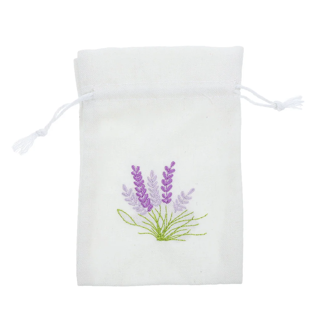 

Lavender Packaging Bag Christmas Goodie Cloth Jewelry Pouches Fabric Drawstring Bags Wedding Favor Candy Bulk