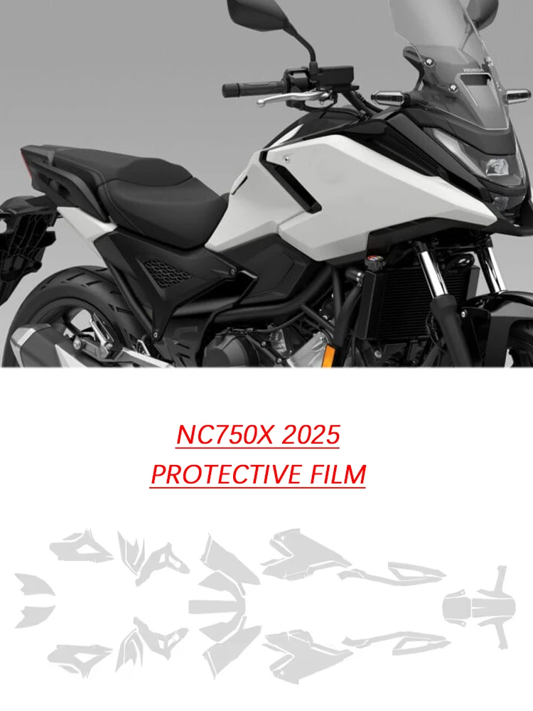 

For HONDA NC750X 2025 TPU Paint Protective Film Scratch Resistant Bodykit fits MOTORCYCLE NC 750 X GLOSSY MATTE FILM NC750X 2025