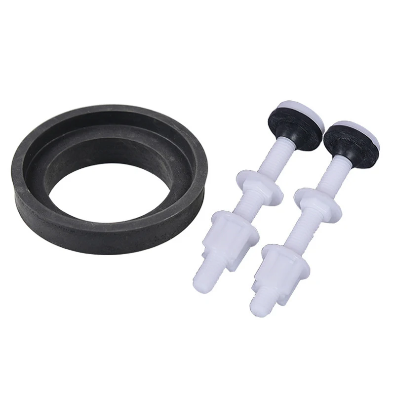 Plastic Toilet Seat Hinge Repair Bolts + Fitting Screws +Washers Kit For Home Bathroom Accessories Toilet Cistern Seal Pan