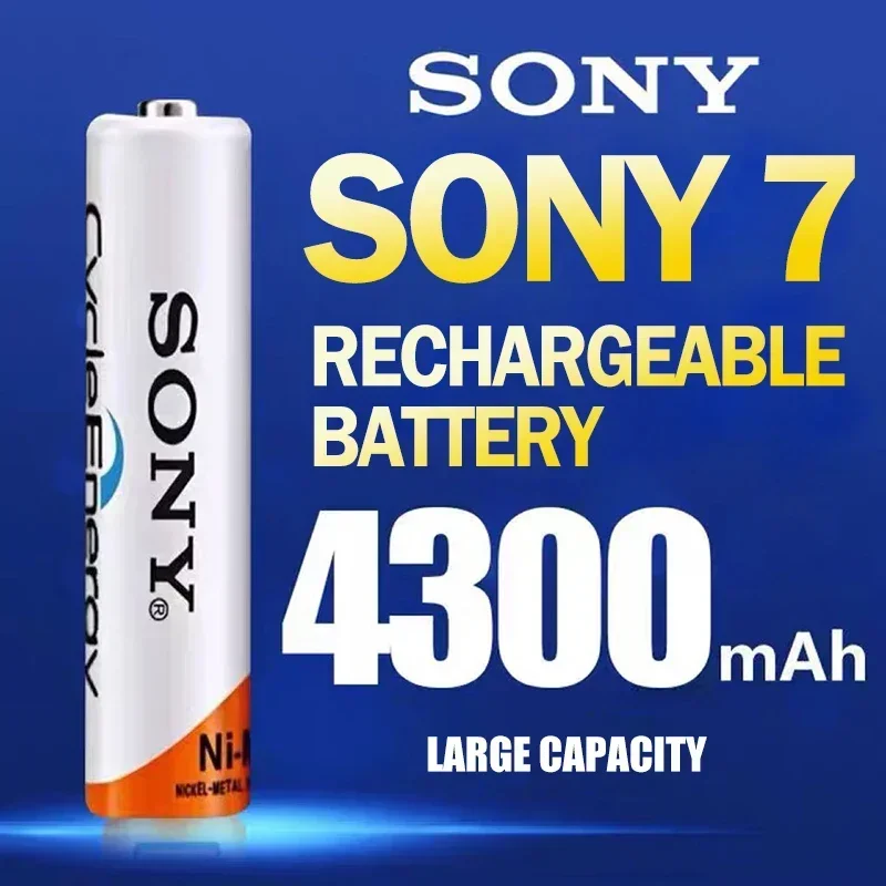 Sony 1.2V AA 4600mAh AAA 4300mAh large capacity rechargeable battery can replace 1.5V battery