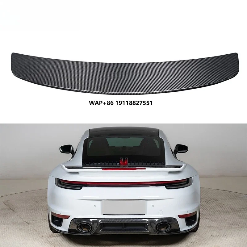 

For 911 the High-quality Carbon Fiber Turbo SD Style Rear Wing Trim Panel Presents a Refined and Luxurious Appearance