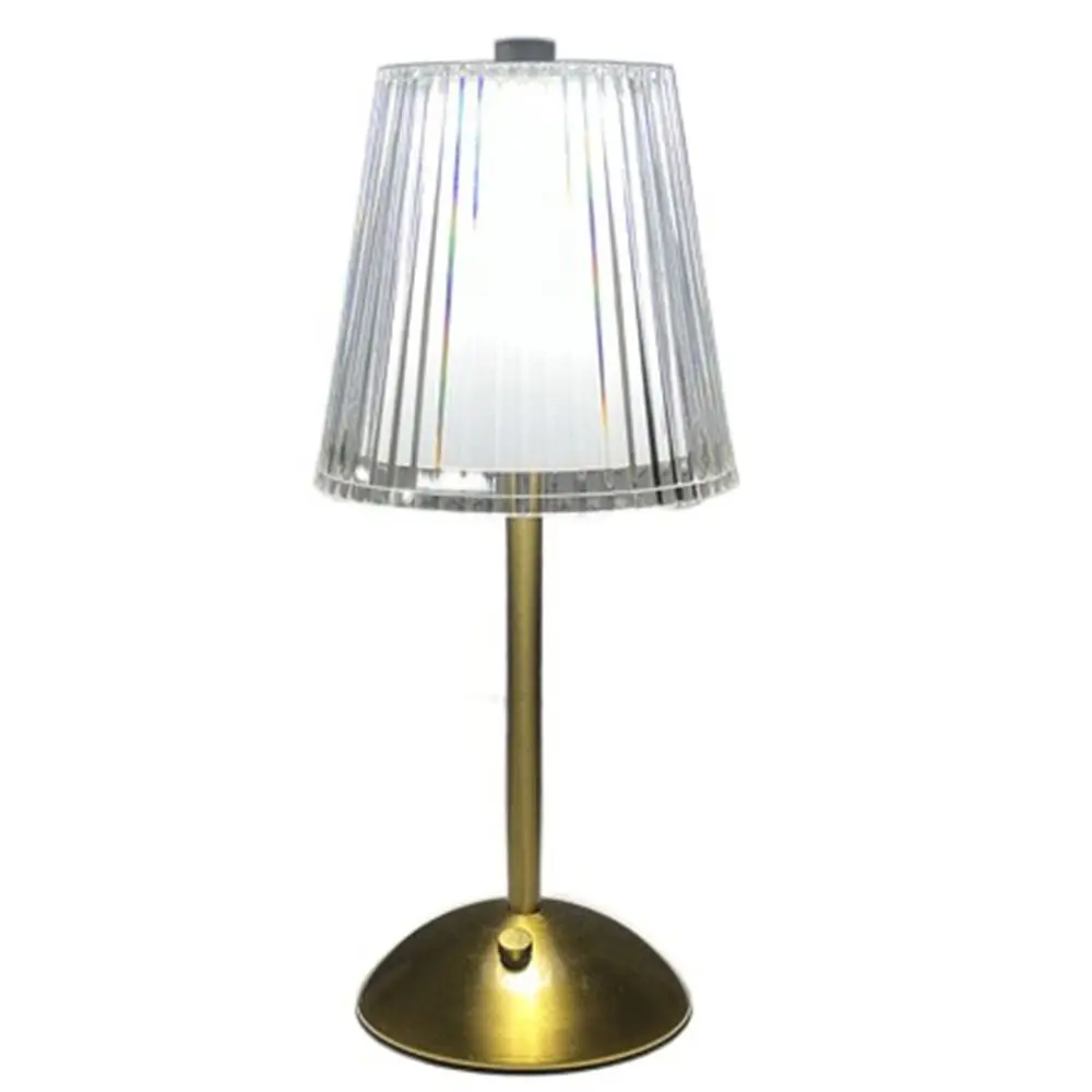 

Vintage Nordic Style Crystal Table Lamp 3 Colors Small Gold Bedside Lamp Acrylic Dimmable Touch Control Lamp Bar