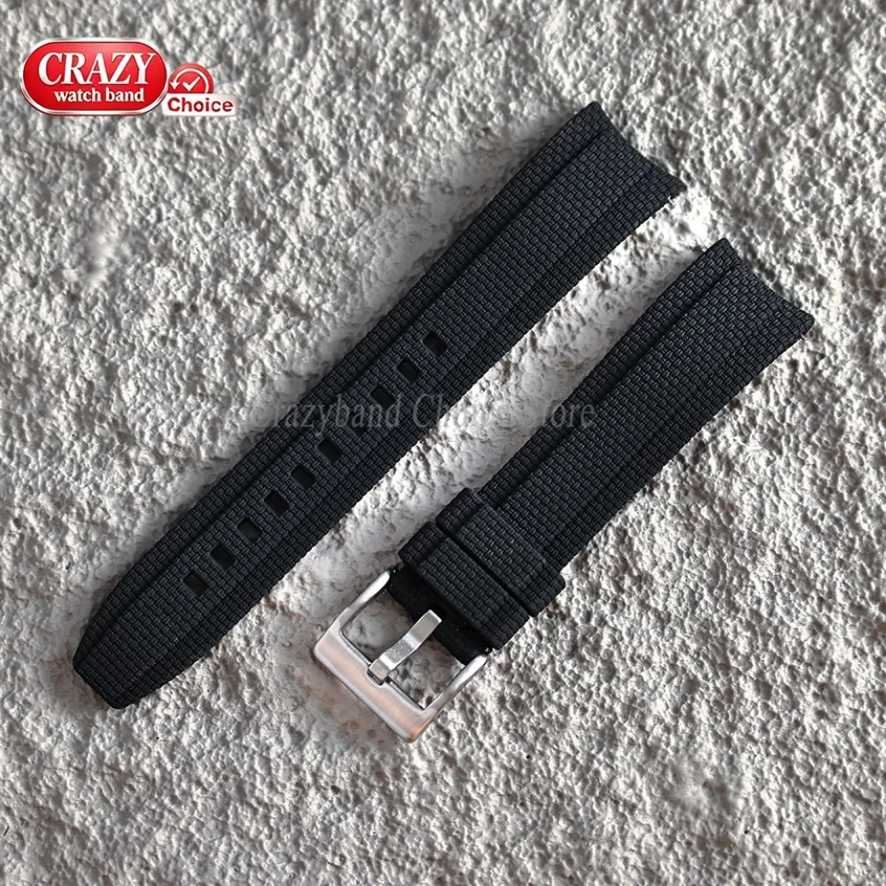 FKM Gummi-Uhrenarmband 20mm 21mm 22mm Universelles Bogenendband für Seiko für Rolex Armband Schnellverschluss Sport Wasserdichtes Armband – Detail 9