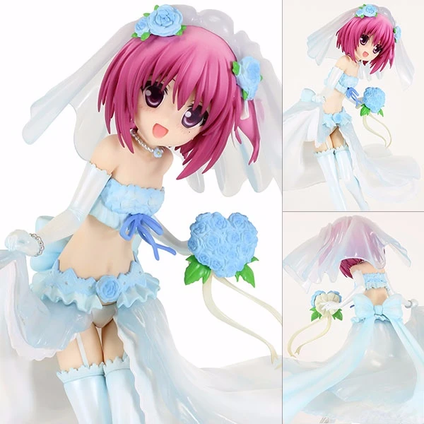 Ro-Kyu-Bu! 100% Original genuine Minato Tomoka Wedding dressPVC Action Figure Anime Figure Model Toys Figure Collection Doll