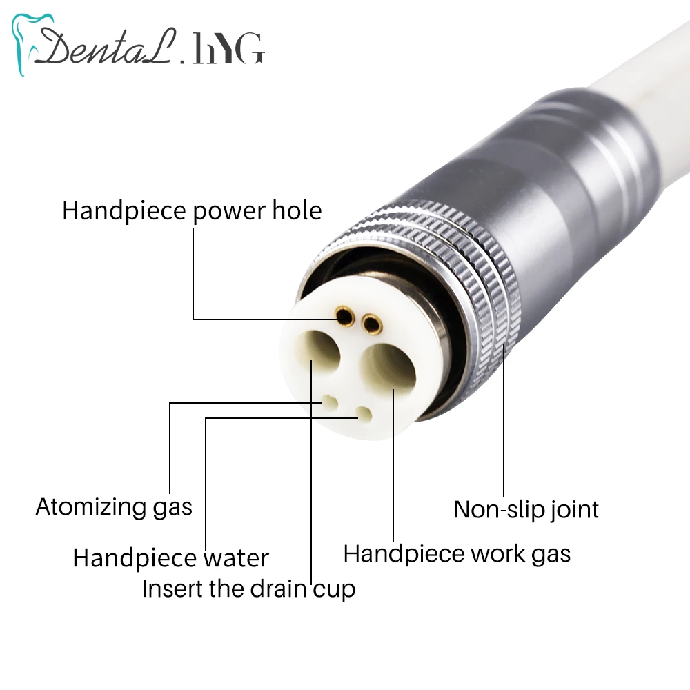 Dental High Speed Handpiece 2/4 / 6 Holes Handpiece Hose Tube With Connector For High/Low Speed Handpiece Dentist Materials