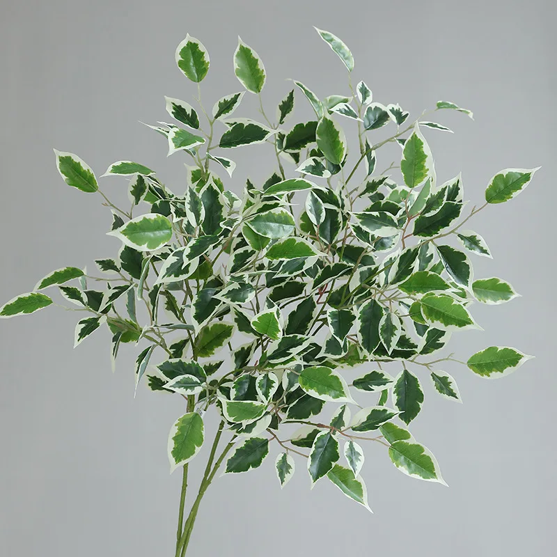 31.5 Inches Artificial Ficus Branches with Leaves for Home Hotel Mall Landscape Project Foliage Arrangement Photography Props - view 6