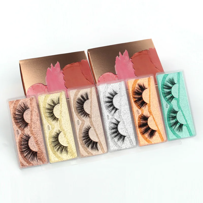 10 Pairs Wholesale Messy Eyelashes 3d Mink Lashes Mink Eyelashes Natural Soft False Eyelashes Make up Tool False Lashes In Bulk