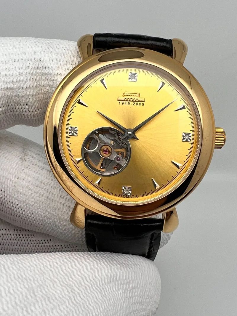 

Beijing Watch Jiazi Watch 24k Pure Gold Men's Automatic Machinery