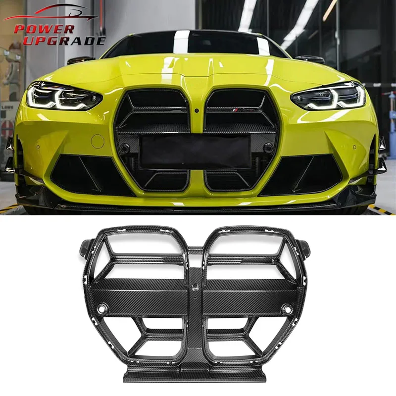 

Wholesale Dry Carbon CSL Style Front Bumper Kidney Center Mesh Grill Grille For BMW M3 G80 M4 G82 G83 Competition