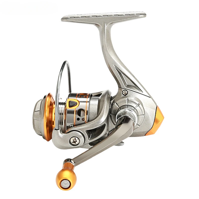 Mini DC150 Series Super Powerful 12+1BB Spinning Fishing Reel 5.2:1 Gear Ratio Metal Mini Durable Fishing Coil baitcasting reel