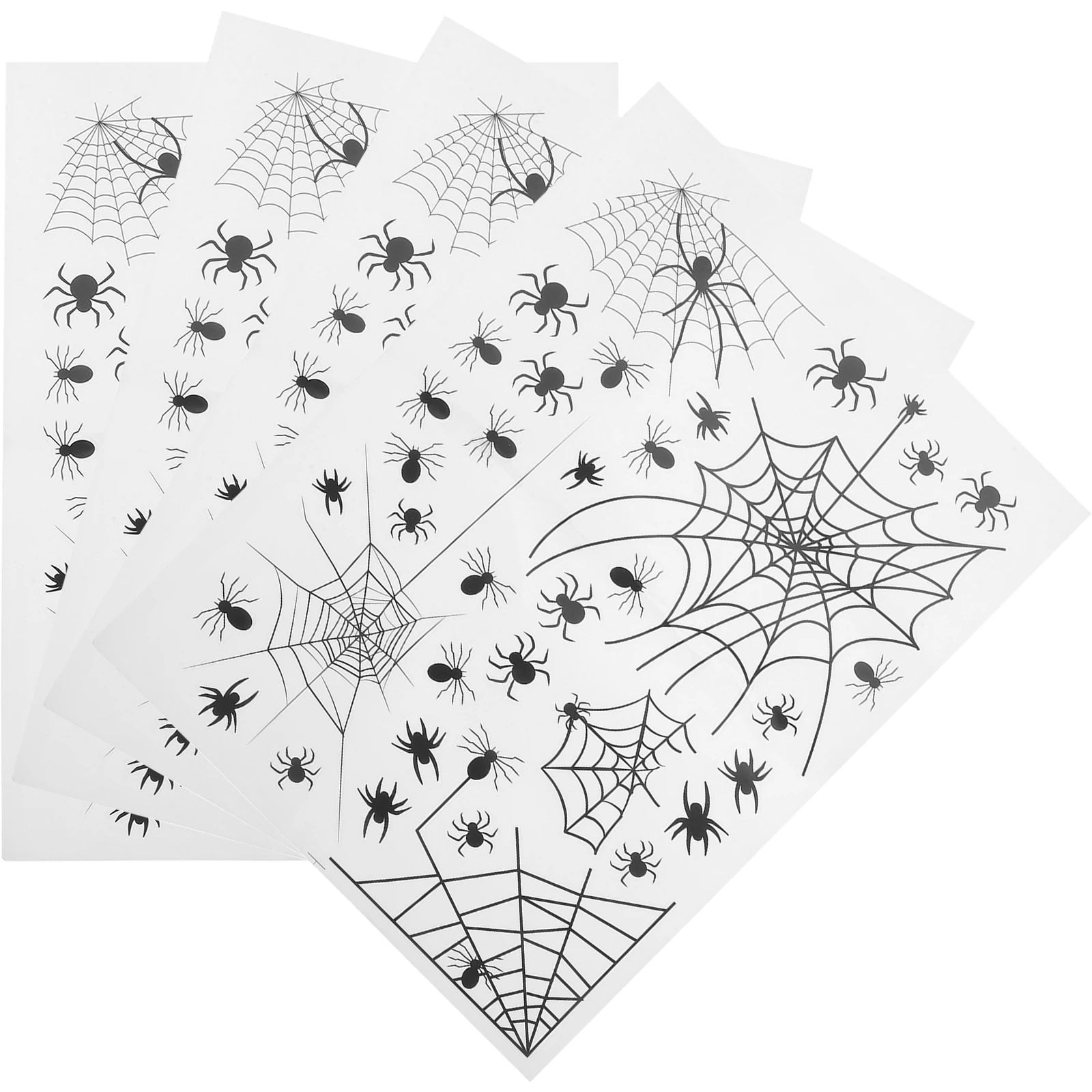 

4Pcs Wall Stickers PVC Halloween Decorations Window Decals Clings Ghost Room Accessories Glass Sticker Safe Use