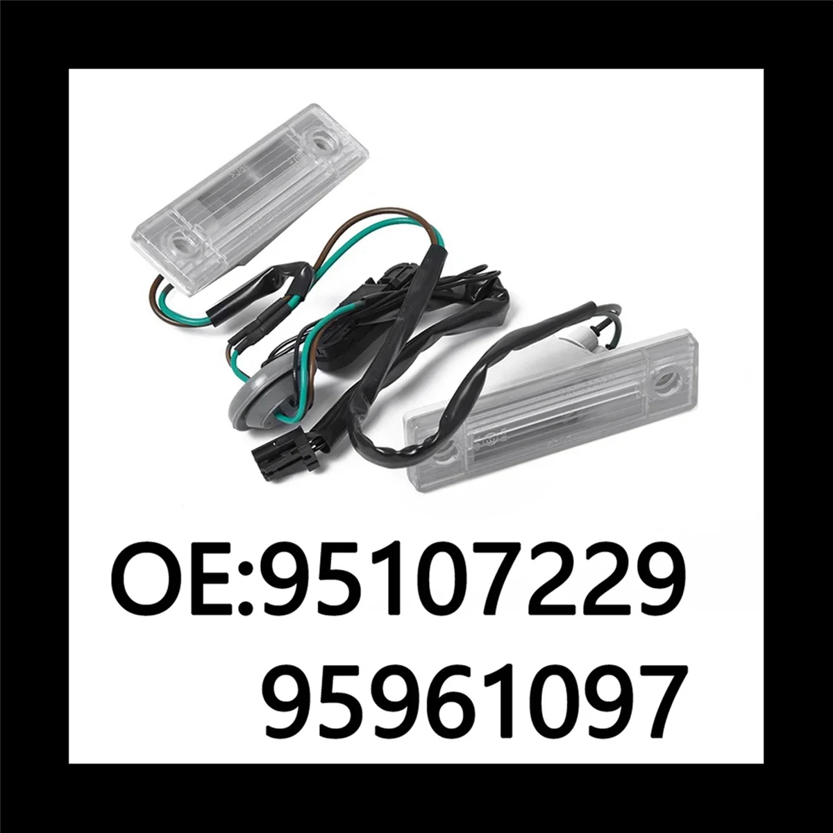 Auto 5 Pair Rear License Plate Light and Trunk Release Switch for Chevrolet Orlando Cruze 2011-2014 95961097 95107229