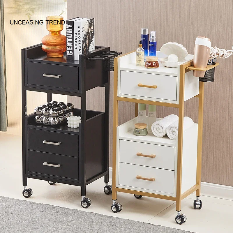 

Storage Hairdressing Trolley Utility Cosmetic Helper Auxiliary Cart For Beauty Salon Carrello Attrezzi Salon Furniture MQ50TC