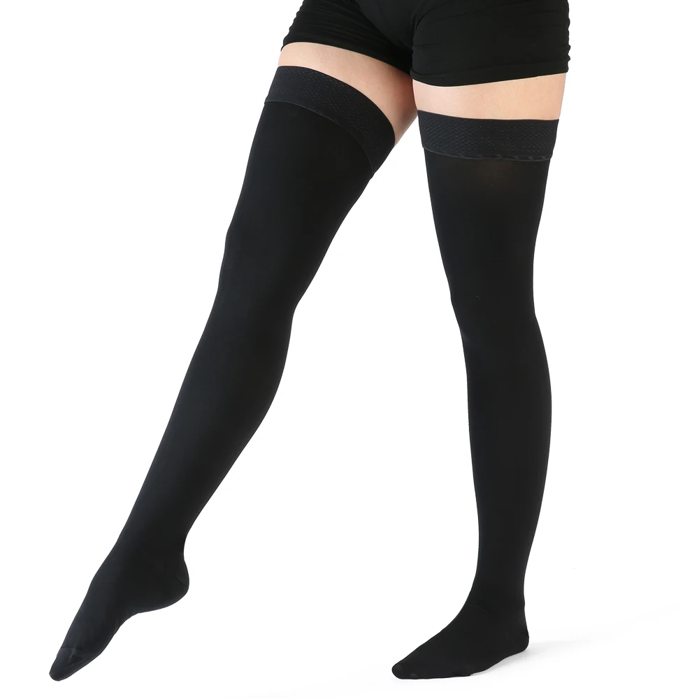 

Compression Socks15-20 mmHg Thigh High-Best Medical,Support Sockings Travel,Running,Nursing,Hiking,Flight Health For Family