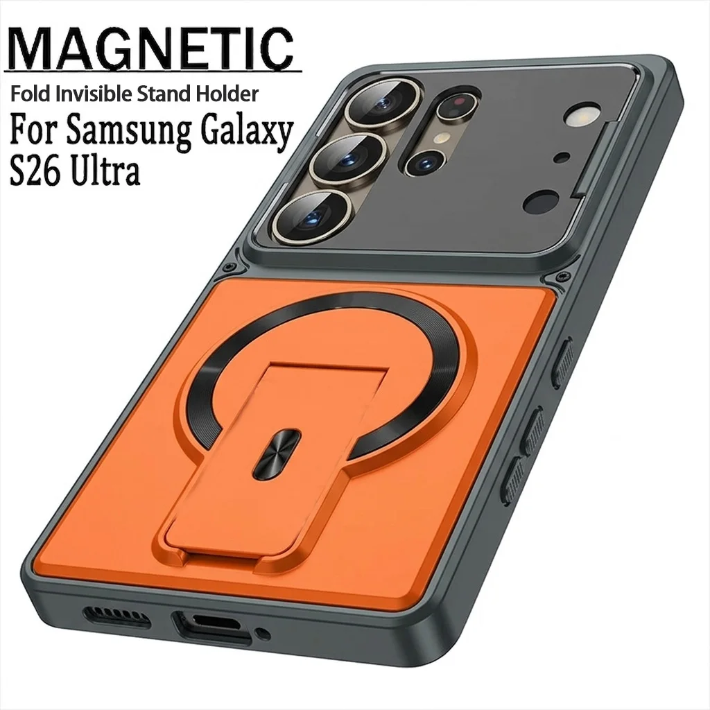 Capa dobrável magnética para celular Samsung S26 S25