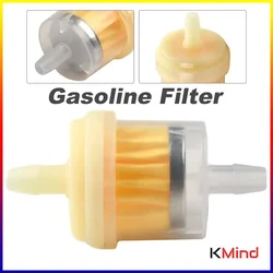 KMIND 2Pcs Oil Filters Universal 6mm Hose Motorcycle Petrol Gas Fuel Gasoline Filter for Scooter Motorcycle Moped Scooter