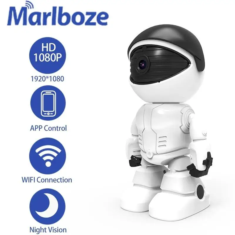 Marlboze 1080P Robot WIFI telecamera Ip Baby Monitor Webcam APP telecomando Smart Home videosorveglianza telecamera Wireless CCTV