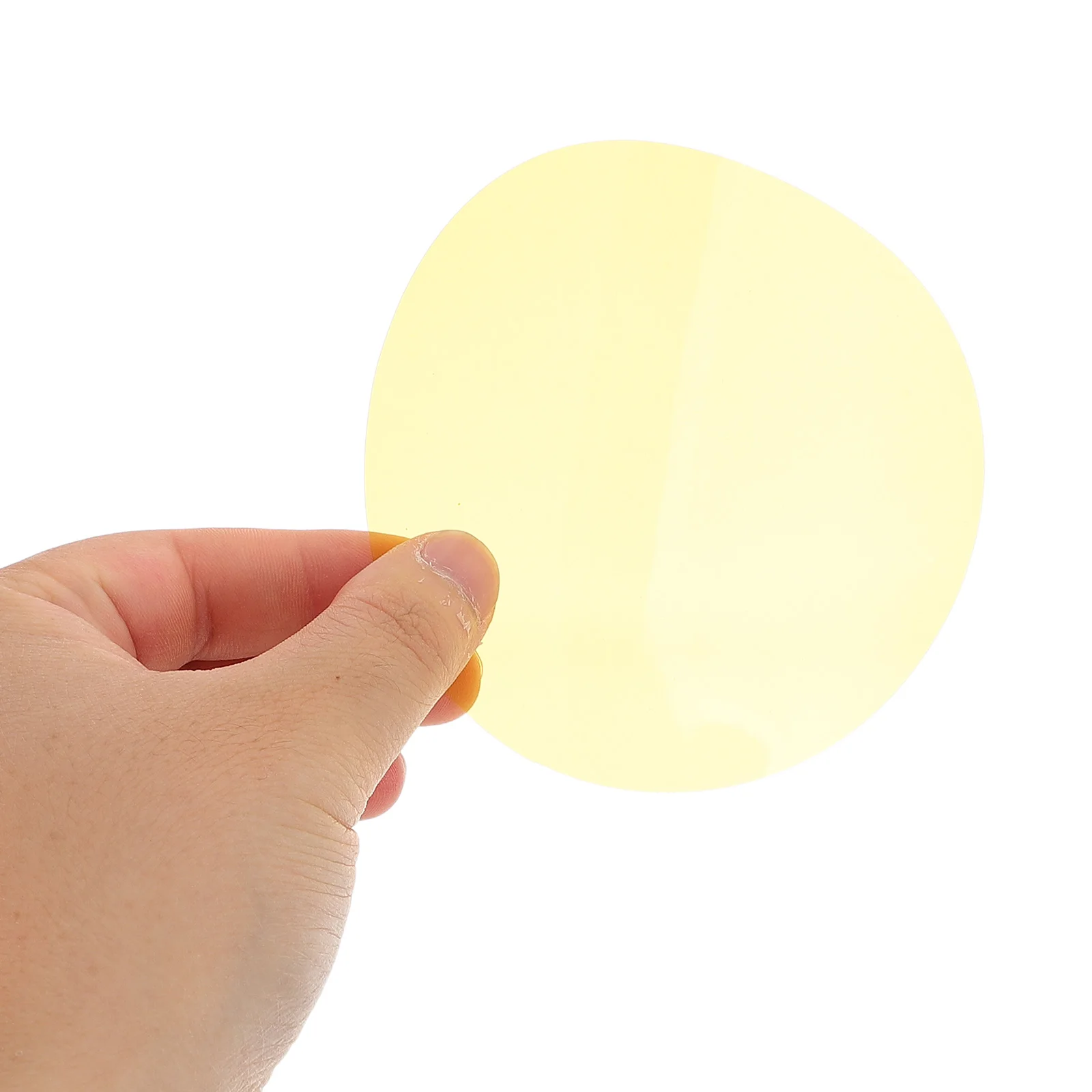 

5 Pcs Transparent Film Color-changing Light Stickers The Pet Correction Gel Filter