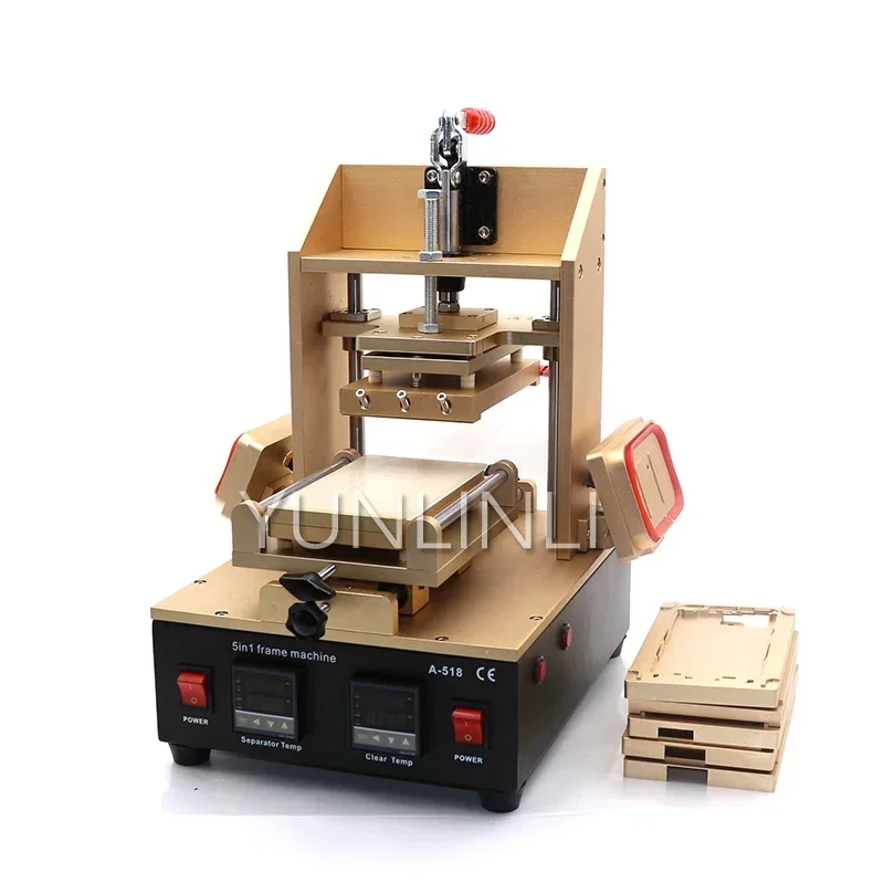 5 in 1 Frame Machine Screen Splitter Gluing Machine Frame Laminator + Vacuum LCD Separator + Glue Remover + Preheater